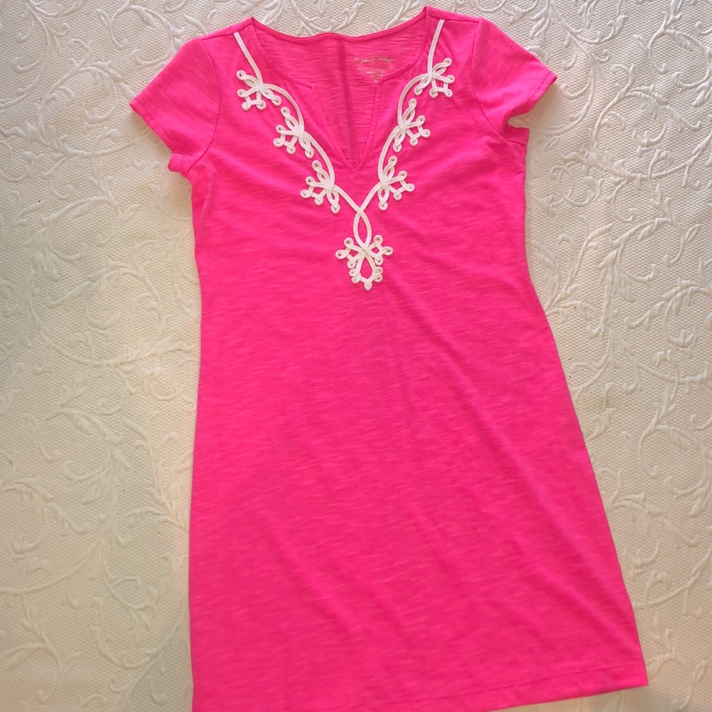 Lilly Pulitzer Brewster Pink T-Shirt Dress